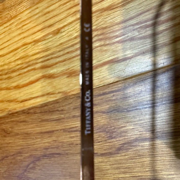 Tiffany and Co. Cat-Eye Glasses with Rose Gold Frame w/black accents. - Picture 5 of 9